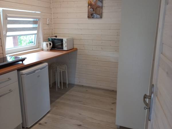 Domek nr 4 turkusowy, 2 pokojowy 