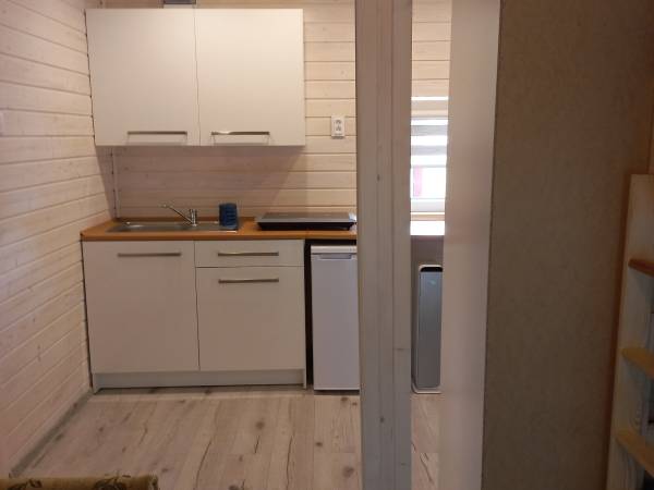 Domek nr 4 turkusowy, 2 pokojowy 