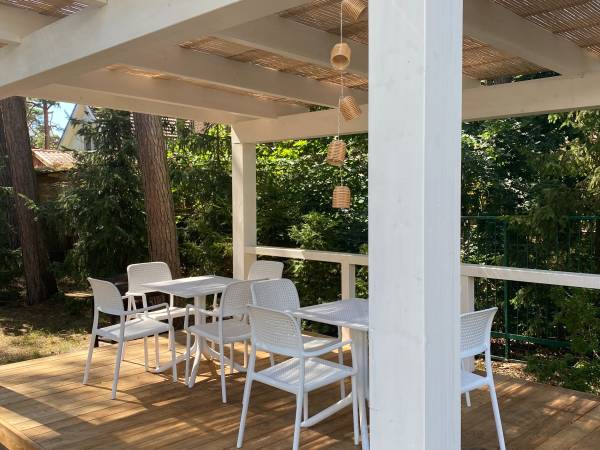 pergola do dyspozycji gości