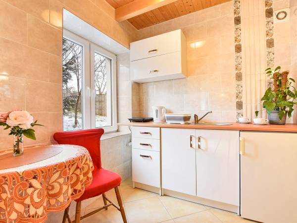 Prywatna kuchnia w pokoju nr 5