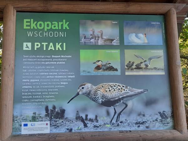 Przy trasie rowerowej