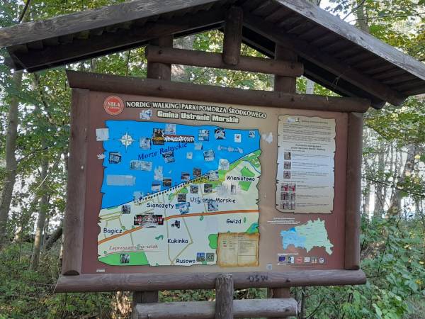 Przy trasie rowerowej do Kołobrzegu