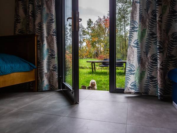 Domek Szary(2-6 osobowy) - drzwi tarasowe