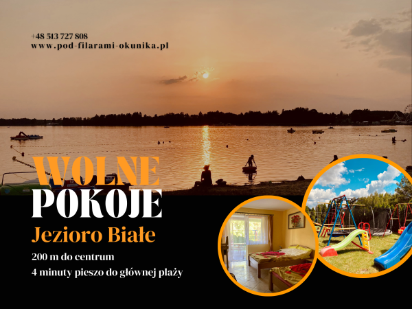 pokoje 2-6 osobowe w centrum okuninki