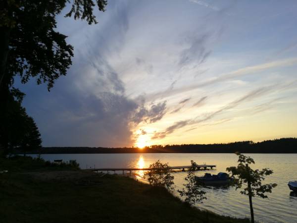 Domki na Kaszubach nad Jeziorem Mausz