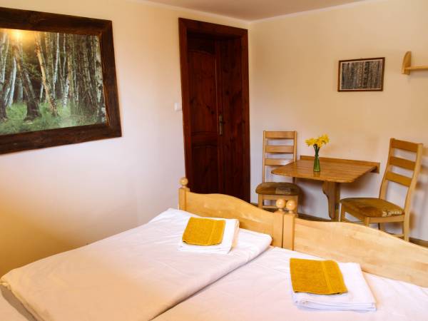 Sypialnia w pokoju brzozowym