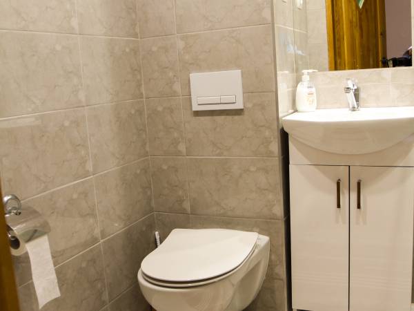 łazienka w apartamencie dębowym