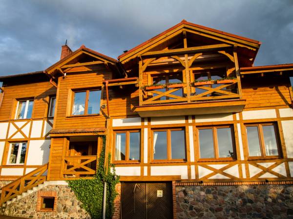 Brzozowe Zacisze, widok od strony rzeki Brdy