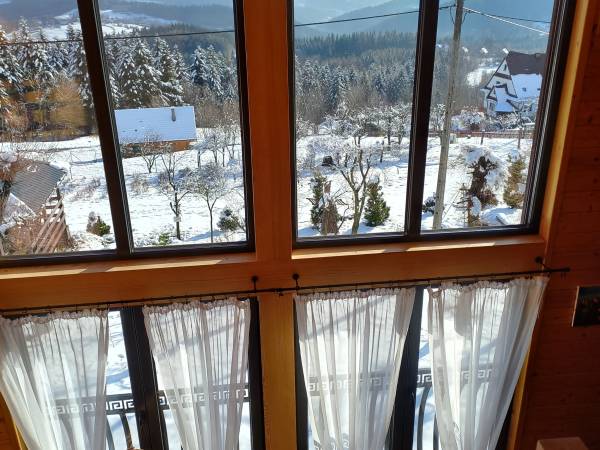 stodoła widok z okna