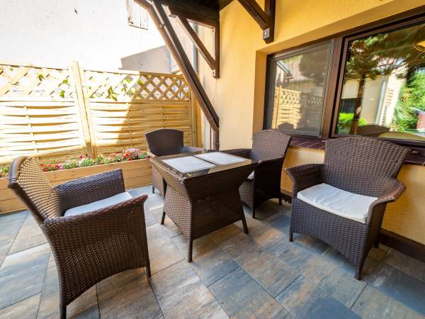 taras przed apartamentem