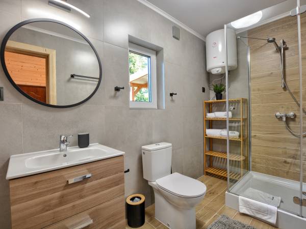 łazienka domek nr 4