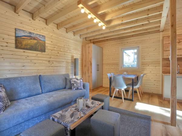 salon z jadalnią domek nr 4