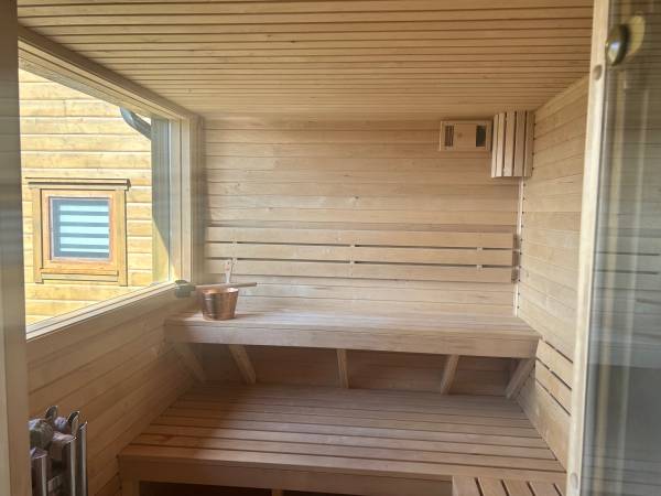 Domki WESTERN HOUSE Giżycko Fuleda Sauna Jacuzzi Kominek