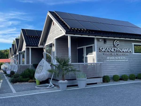 Domki Skandynawia z basenem 