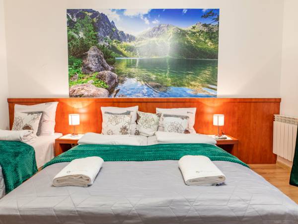 pokój 3os z balkonem