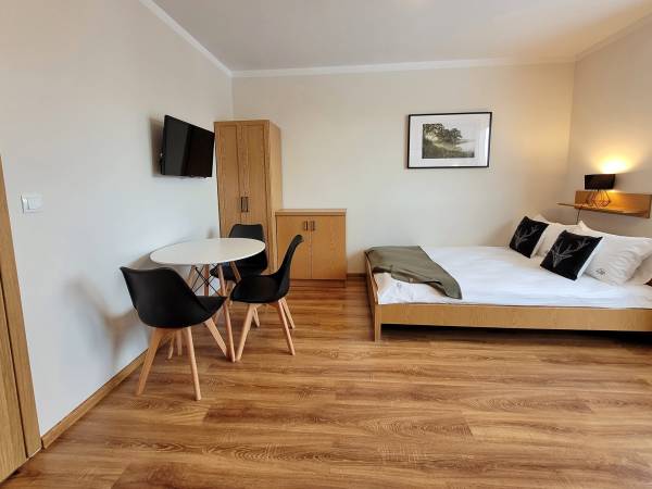 Pokój 3-osobowy z niezależnym wejściem, łazienką i aneksem kuchennym 