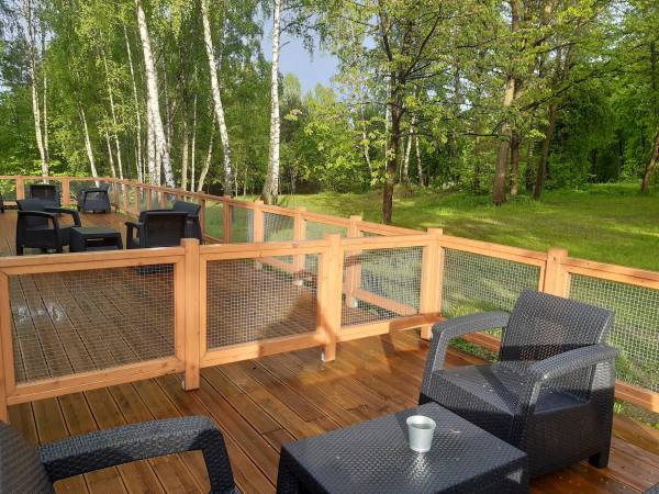 taras przy restauracji