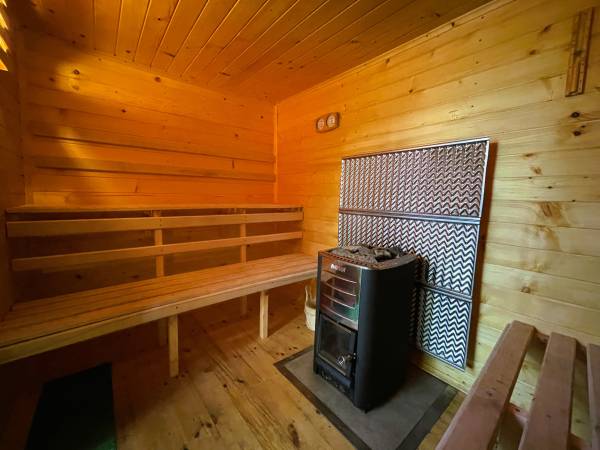 Domek Brzozowy Zakątek sauna, jacuzzi