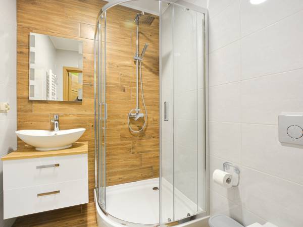 Łazienka do pokoi typu studio