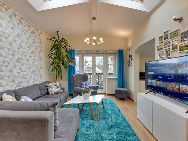 Apartament George z 3 sypialniami, balkonem i parkingiem - ul. 3 Maja 25