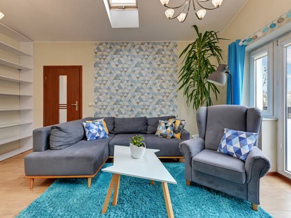 Apartament George z 3 sypialniami, balkonem i parkingiem - ul. 3 Maja 25