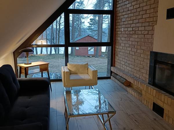 Domki na Kaszubach nad Jeziorem Mausz