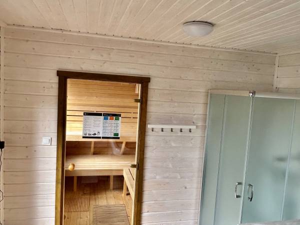 Domki WESTERN HOUSE Giżycko Fuleda Sauna Jacuzzi Kominek