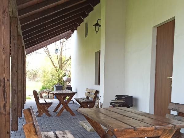 Taras przed apartamentami 