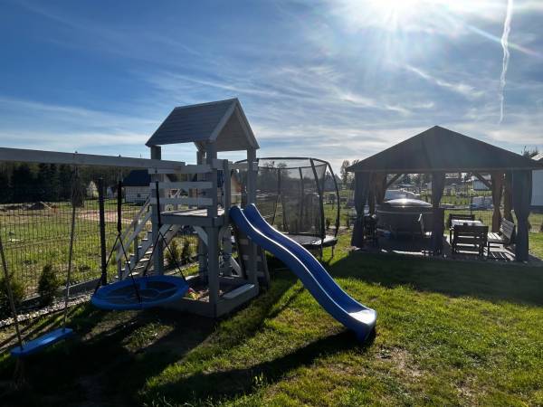 Domki WESTERN HOUSE Giżycko Fuleda Sauna Jacuzzi Kominek