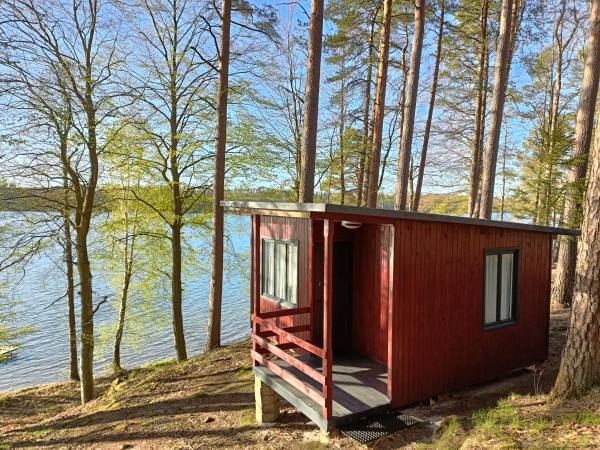 Domki na Kaszubach nad Jeziorem Mausz