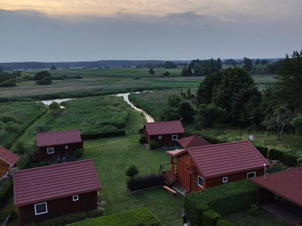 Domki cztero osobowe nad rzeką Krutynią 