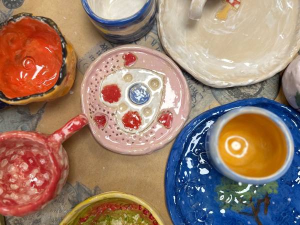 Pracownia Ceramiczna - a tu już poszkliwione prace