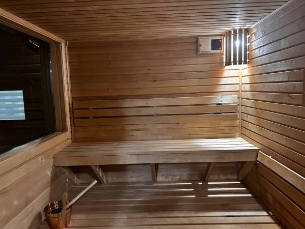 Domki WESTERN HOUSE Giżycko Fuleda Sauna Jacuzzi Kominek
