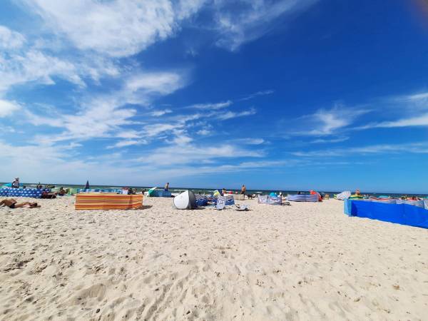 Szeroka piękna plaża