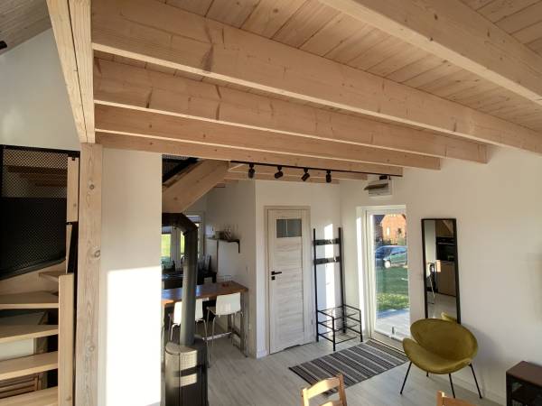 Domki na polanie Borzestowska Huta jezioro Raduńskie 