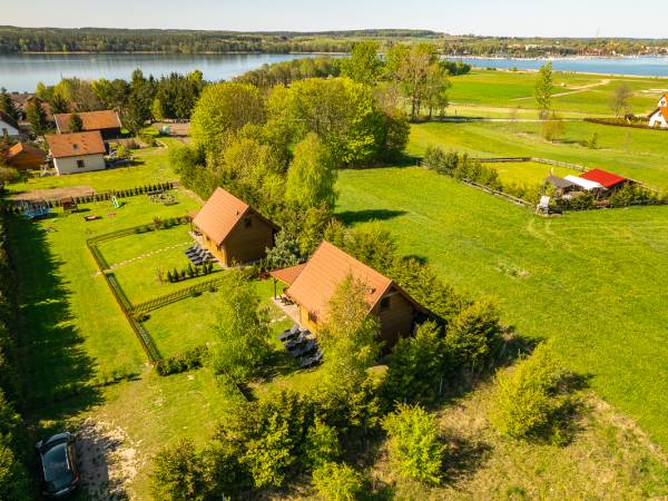 Domki drewniane z baliami - jacuzzi, całoroczne