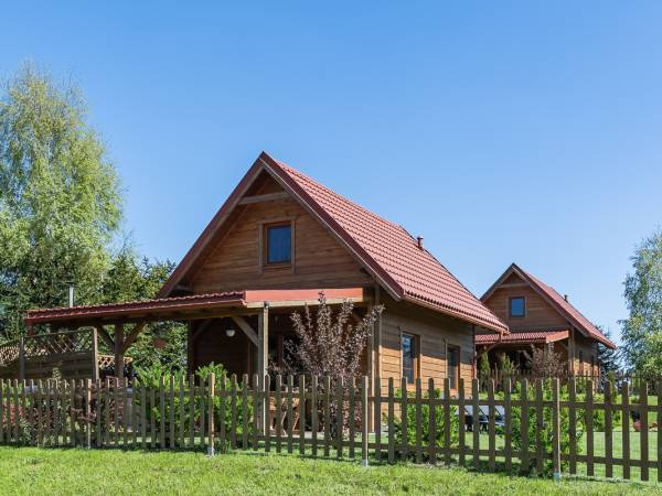 Domki drewniane z baliami - jacuzzi, całoroczne