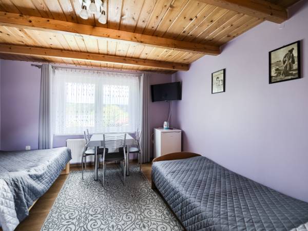 Pokój 3osob na parterze z widokiem na jezioro