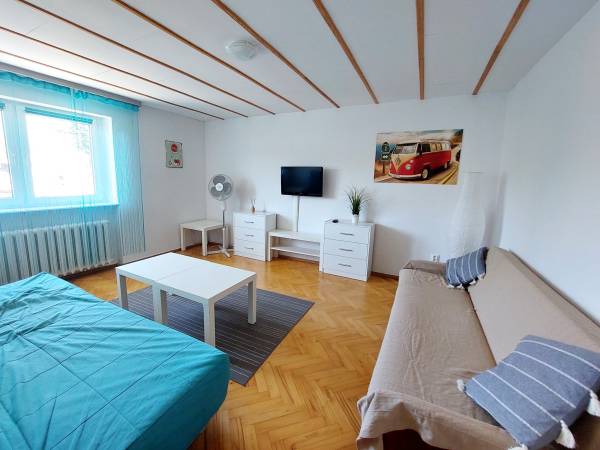 Mieszkanie Marysia: pokój dzienny/sypialnia