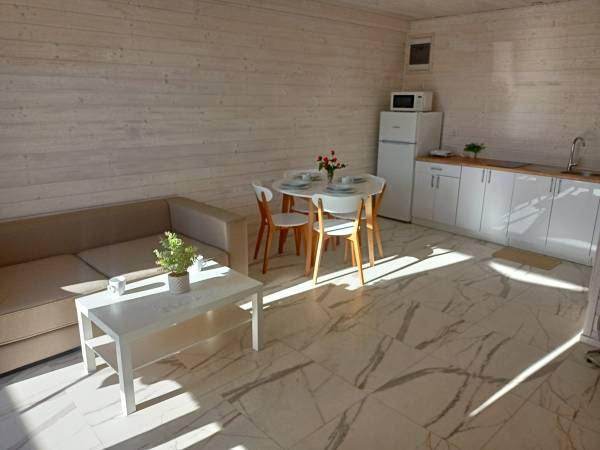 Chłopy salon z kuchnią