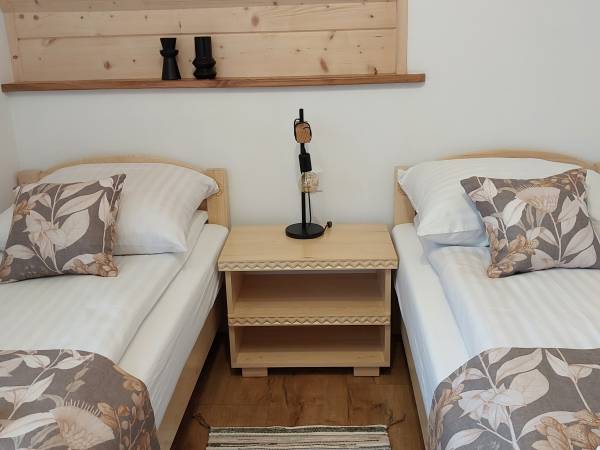 Sypialnia w domku 6-osobowym