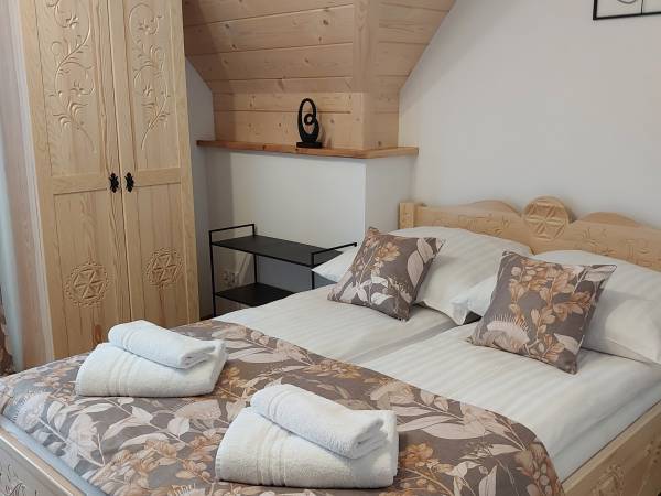 Sypialnia w domku 6-osobowym