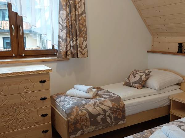 Sypialnia w domku 6-osobowym