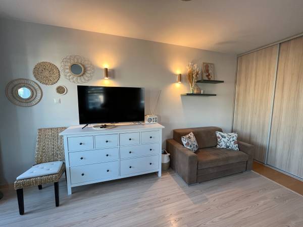 Kącik TV, Apartament Bursztynowy w Jantarze