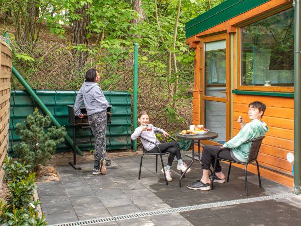 Domek Borówka grill miejsce na grila przy domku pod lasem 