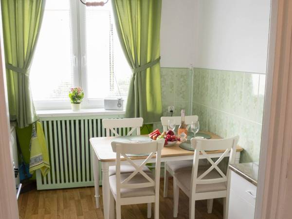 kuchnia apartamentu na piętrze