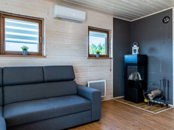 Domki WESTERN HOUSE Giżycko Fuleda Sauna Jacuzzi Kominek