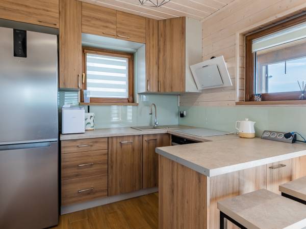 Domki WESTERN HOUSE Giżycko Fuleda Sauna Jacuzzi Kominek