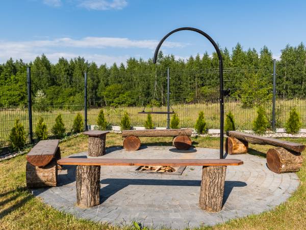 Domki WESTERN HOUSE Giżycko Fuleda Sauna Jacuzzi Kominek