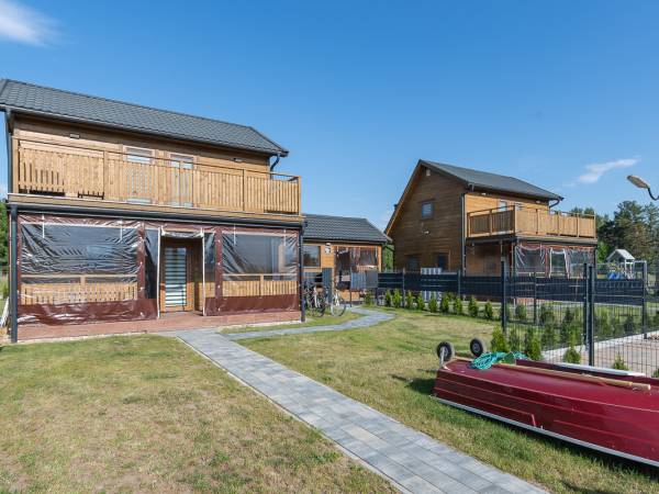 Domki WESTERN HOUSE Giżycko Fuleda Sauna Jacuzzi Kominek